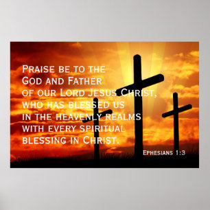 Poster Louvado seja o Deus e Pai de nosso Senhor Jesus