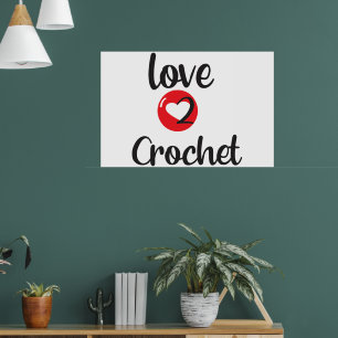 Poster Love 2 Crochet