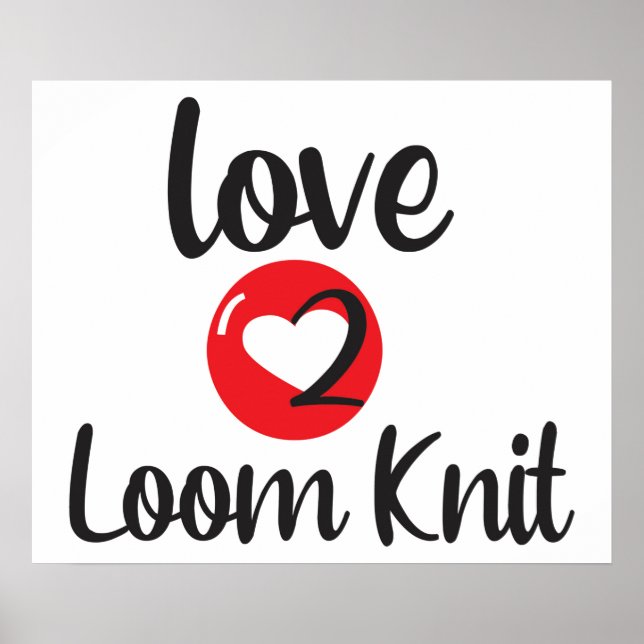 Poster Love 2 Loom Knit (Frente)