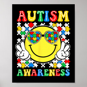 Poster Love Accept Compreender Suporte à Consciência do A