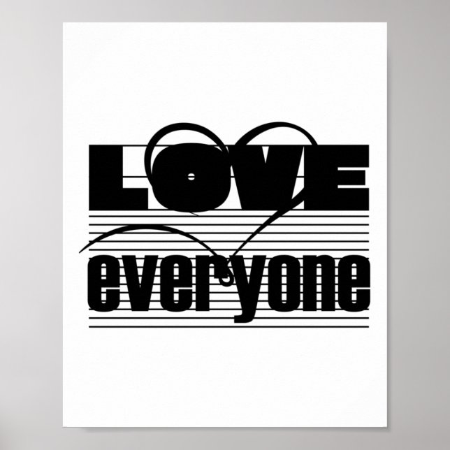 Poster Love All Sticker3 (Frente)