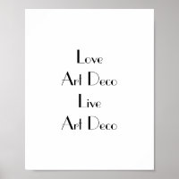 Love Art Deco Typografia