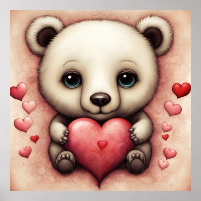 Poster Love Bear 2 (Frente)