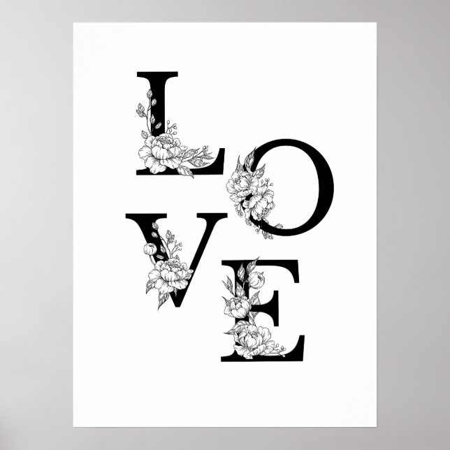 Poster Love Bloom (Frente)