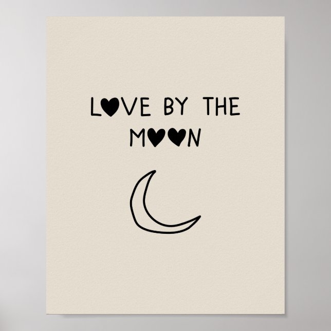 Poster Love By the moon (Frente)