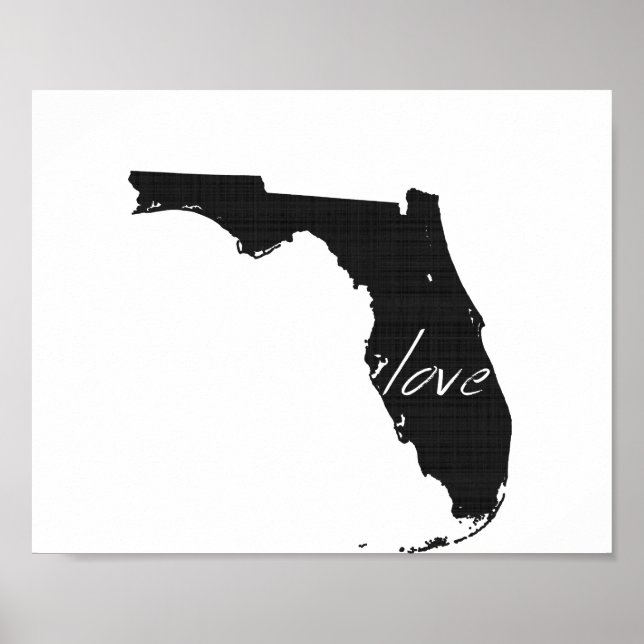 Póster Love Florida Wall (Frente)