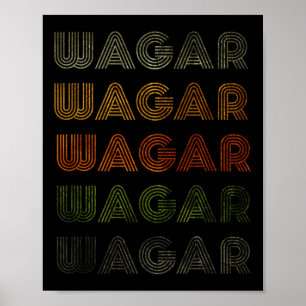 Poster Love Heart Wagar Tee Grunge Vintage Style Black