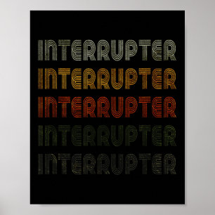 Poster Love Hearter Interrupter Tee Grunge Vintage Black 