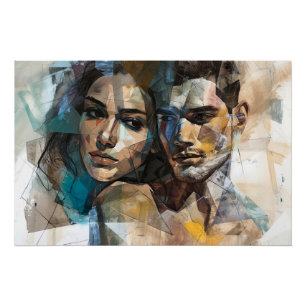 Póster Love in Pastel Tones