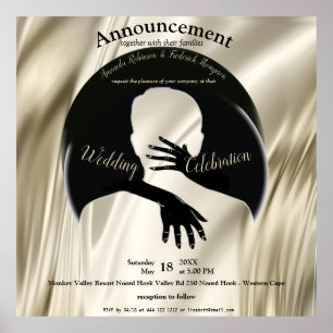 Poster Love is All there is Wedding Announcements