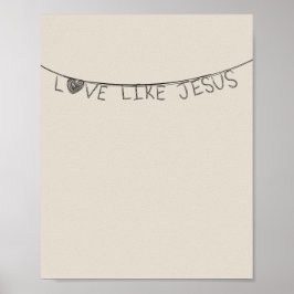 Poster Love Like Jesus