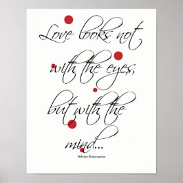 Poster Love Looks Not with the Eyes