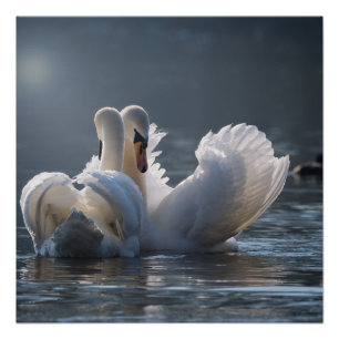 Póster Love metal art Online glossy poster