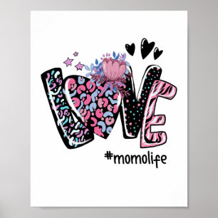 Poster Love Momo Life Colorful - Presentes de Halloween