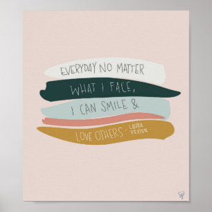 Poster Love Others Quote by Laura Pexton