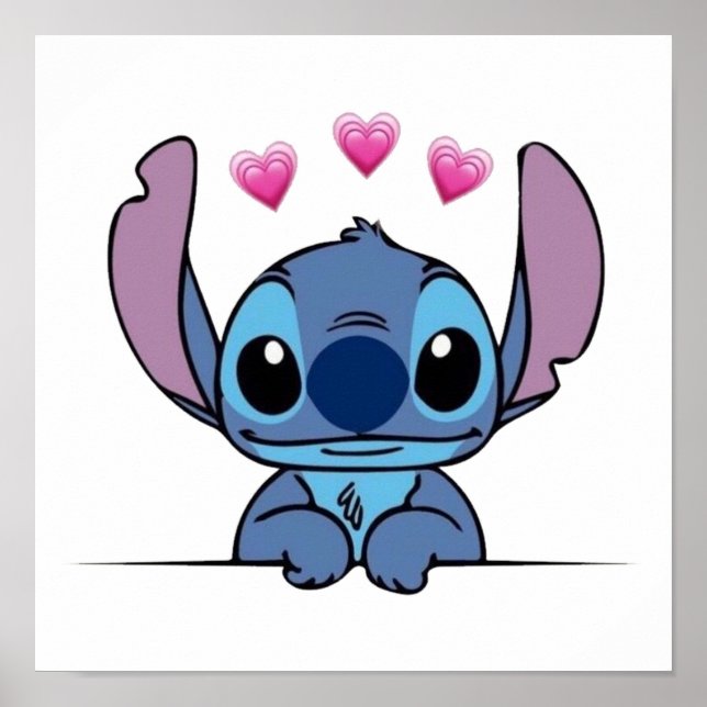 Poster Love Stitch (Frente)