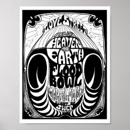 Poster Love Street Light Circus flyer LoveStreetAbr17&18'