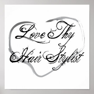 Póster Love Thair Stylist
