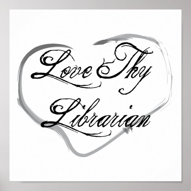 Poster Love Thy Librarian (Frente)