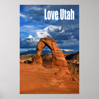 Poster Love Utah