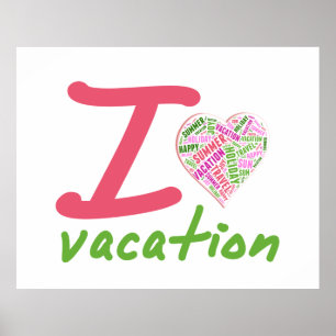 Póster Love vacation