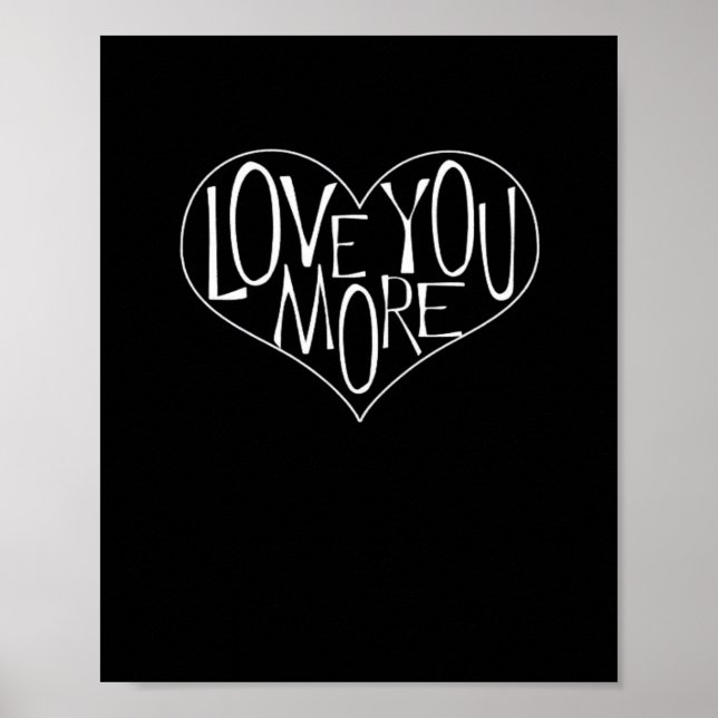 Poster Love You More Refined Aesthetic  (Frente)