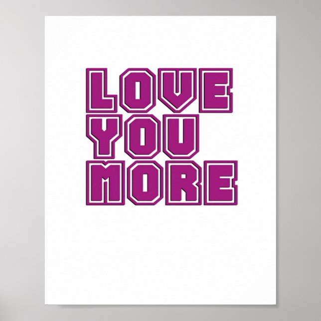 Poster Love You More Timeless Appeal Style  (Frente)