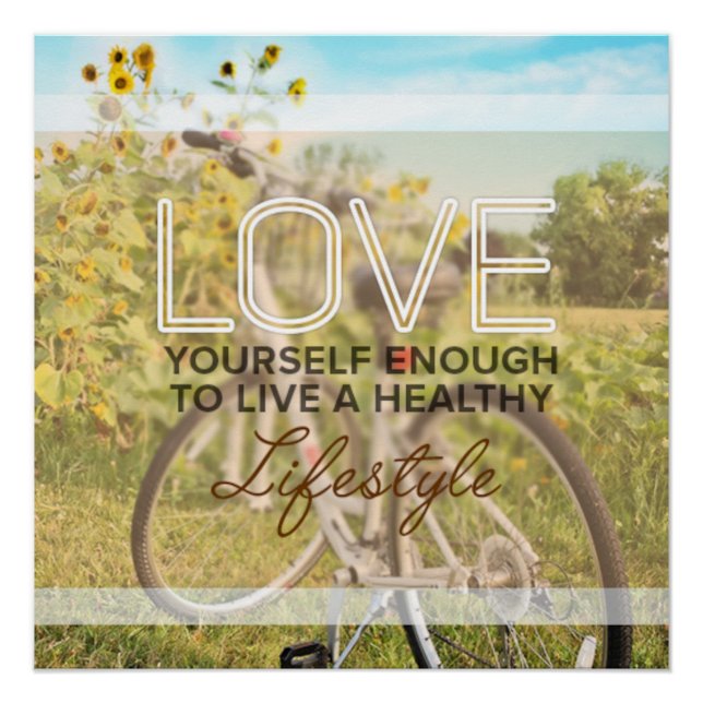 Póster Love Yourself Enough Motivational Poster (Frente)