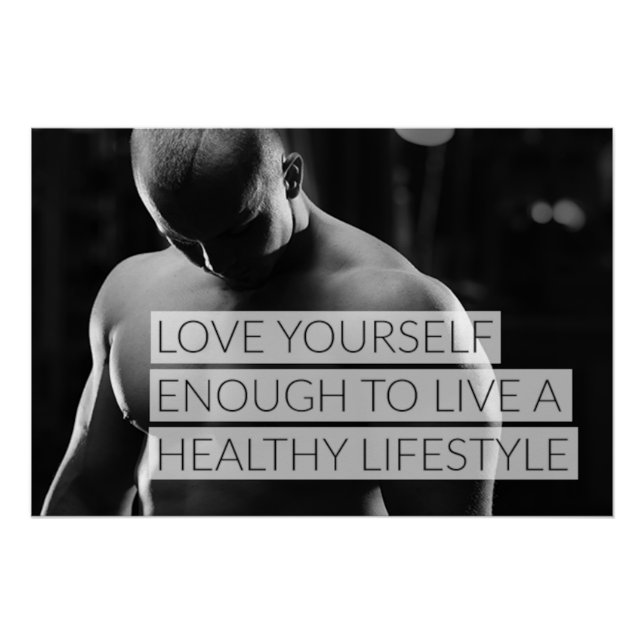 Póster Love Yourself Motivational Poster (Frente)