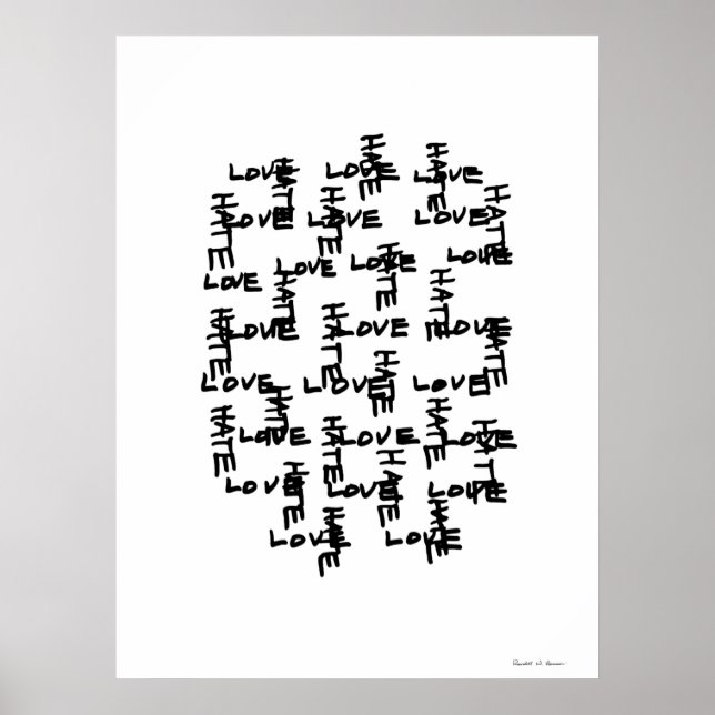 Póster LoveHate (Frente)