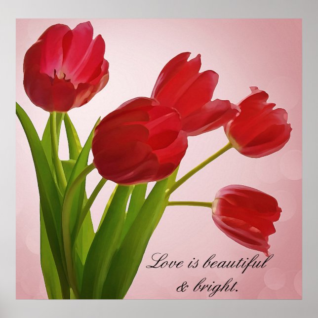 PÓSTER LOVELMENTE FLORAL (Frente)