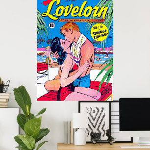 Poster Lovelorn My Summer Romance Vintage Histórias em qu