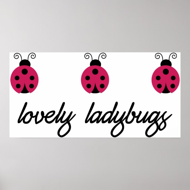 Poster Lovely Ladybugs (Frente)