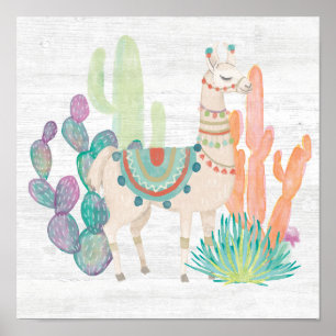 Poster Lovely Llamas II