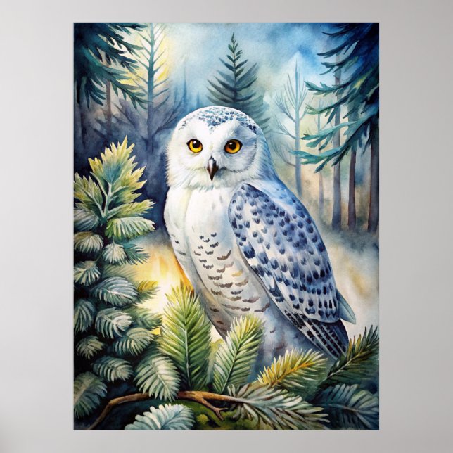 Poster Lovely Snowy Owl (Frente)