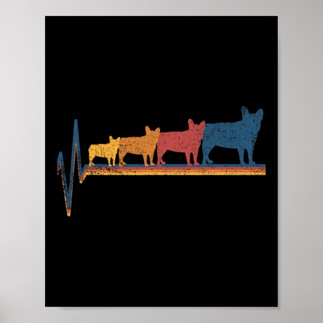 Poster Lover Buldogue Francês (Frente)