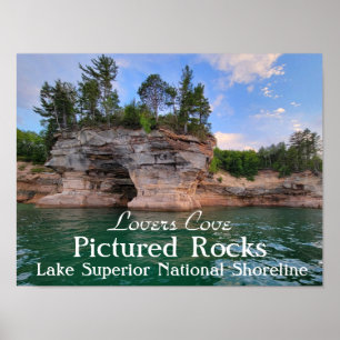Poster Lover Cove Picture Rocks