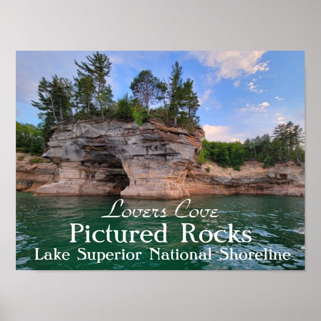 Poster Lover Cove Picture Rocks (Frente)