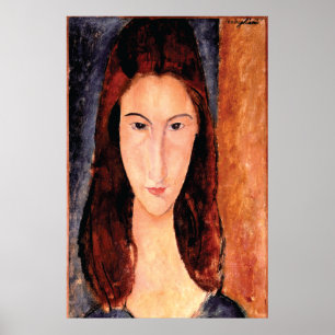 Póster Lover's Portrait by Amedeo Modigliani 1919