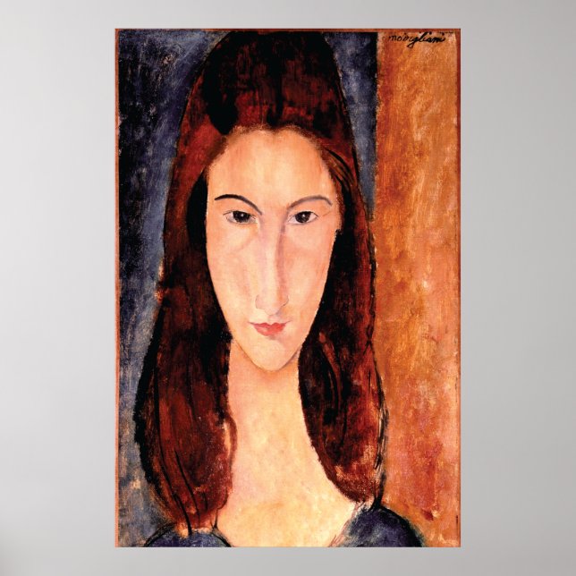 Póster Lover's Portrait by Amedeo Modigliani 1919 (Frente)