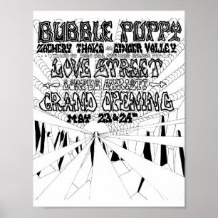 Póster LoveStreetLightCircusflyer CorpusMay23&24'69