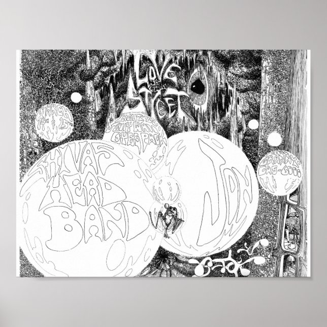 Póster LoveStreetLightCircusflyer Mar14&15'69 (Frente)