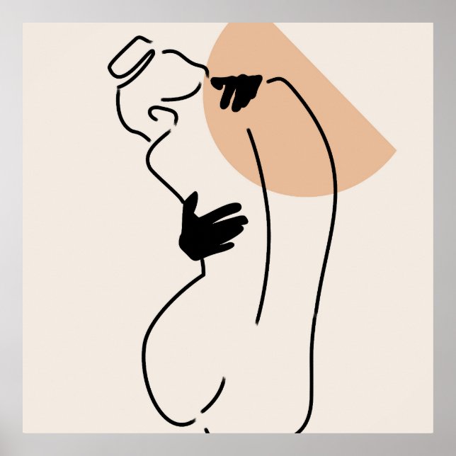 Poster Loving Line Art (Frente)