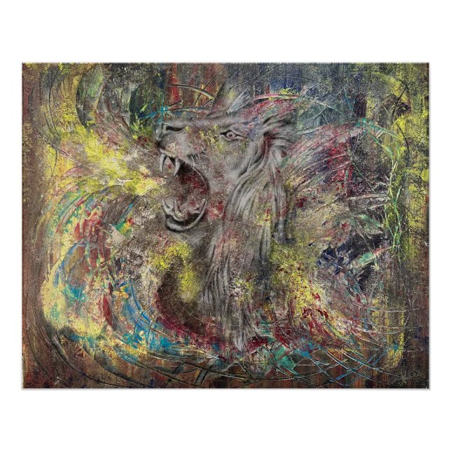 Póster Löwe  (Frente)