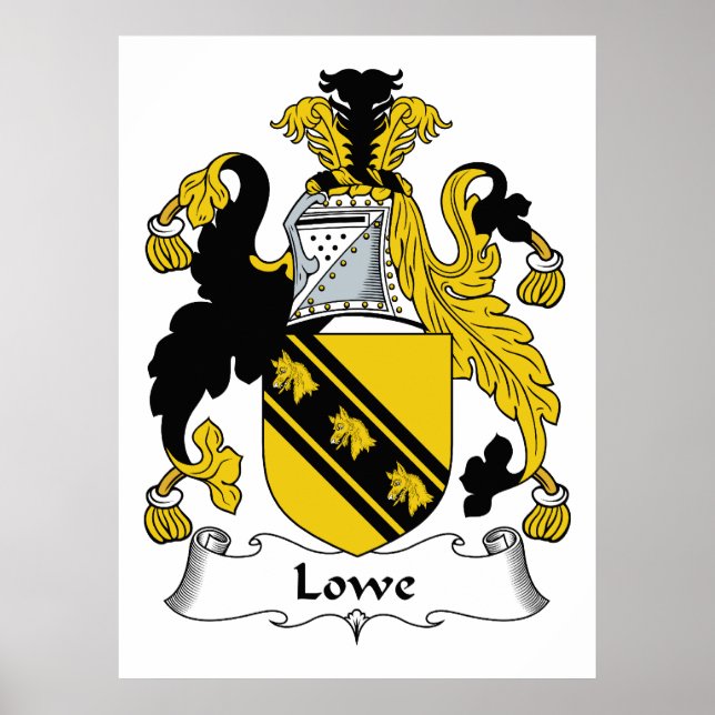 Póster Lowe Family Crest (Frente)