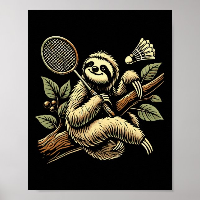 Poster Lpreguiçoso Leitor de Dminton 1 (Frente)