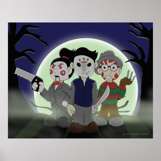 Póster LRC Little Horrors (Frente)