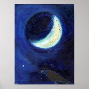 Póster Lua 2014 de julho