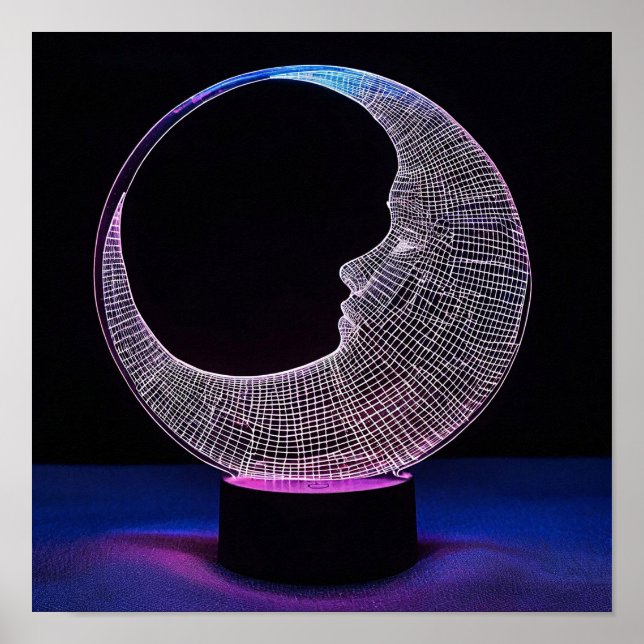 Poster lua 3d (Frente)