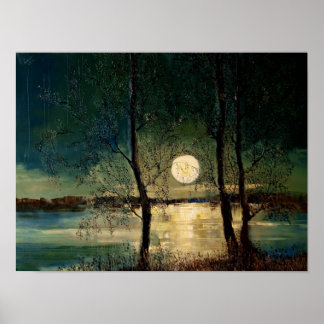 Poster Lua, arte contemporânea,